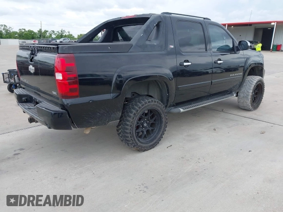 2008 Chevrolet Avalanche LTZ with VIN 3GNFK12348G145932, listed as a IAAI auction lot 42149307 with 1 mi miles. Bid and sale history available at carsss.com. Image 4.