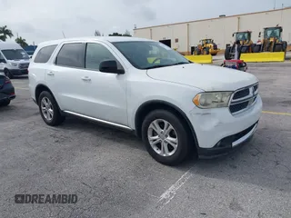 2013 Dodge Durango SXT with VIN 1C4RDHAG1DC669503, listed as a IAAI auction lot 42614210 with 103,482 mi miles and . Bid and sale history available at DreamBid. Image 1.