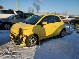 2012 FIAT 500 Pop with VIN 3C3CFFAR2CT363522, listed as a Copart auction lot 88477625 with 150,931 mi miles and Salvage Title. Bid and sale history available at carsss.com. Image 1.