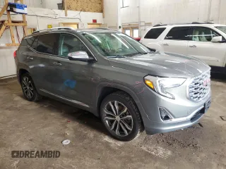2018 GMC Terrain Denali with VIN 3GKALXEX7JL200456, listed as a Copart auction lot 61207975 with 91,028 mi miles and Salvage title. Bid and sale history available at DreamBid. Image 4.