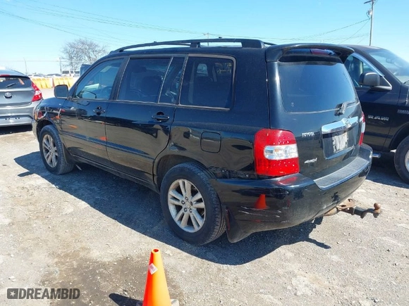 2006 Toyota Highlander Hybrid with VIN JTEEW21A660011869, listed as a IAAI auction lot 41748654 with 240,502 mi miles. Bid and sale history available at carsss.com. Image 3.