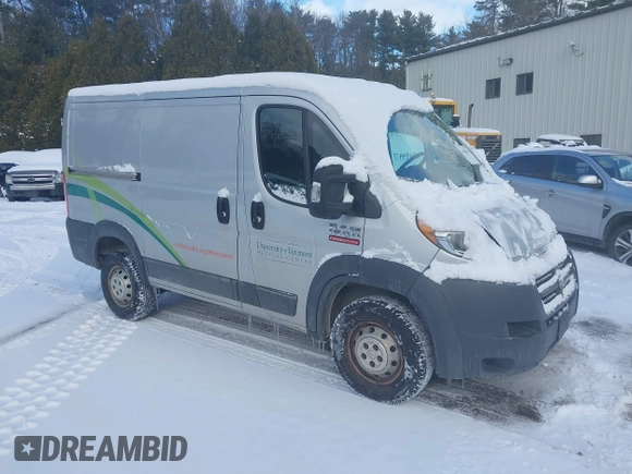 2014 Ram ProMaster Cargo with VIN 3C6TRVNG0EE113071, listed as a IAAI auction lot 41509447 with 57,746 mi miles and . Bid and sale history available at DreamBid. Image 1.