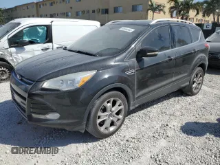 2014 Ford Escape Titanium with VIN 1FMCU0JX6EUA43265, listed as a Copart auction lot 48968585 with 0 mi miles and Clean Title. Bid and sale history available at carsss.com. Image 1.