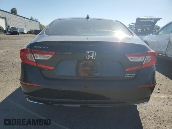 2021 Honda Accord Touring with VIN 1HGCV3F91MA007630, listed as a Copart auction lot 55778435 with 44,491 mi miles and Salvage title. Bid and sale history available at DreamBid. Image 6.