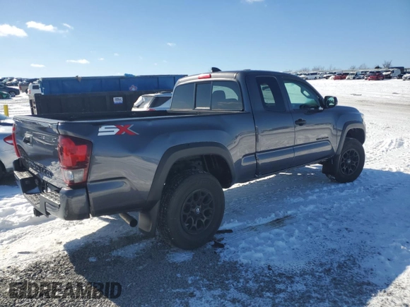 2022 Toyota Tacoma SR with VIN 3TYRZ5CN2NT020227, listed as a Copart auction lot 46265055 with 23,878 mi miles and Salvage title. Bid and sale history available at DreamBid. Image 3.