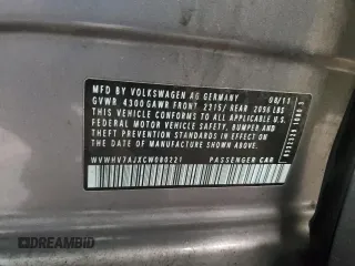 2012 Volkswagen GTI с VIN WVWHV7AJXCW080221, выставлен на аукционе Copart как лот 80384284 с пробегом 78 403 миль миль и Списание • Salvage title. История ставок и продаж доступна на DreamBid. Изображение 14.