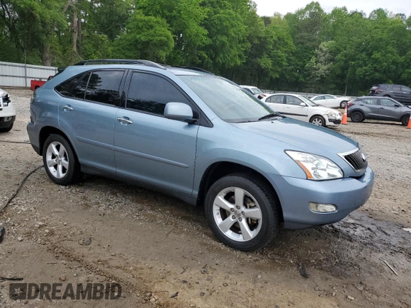2008 Lexus RX 350 with VIN 2T2GK31U58C049073, listed as a Copart auction lot 54323865 with 196,026 mi miles and Salvage Title. Bid and sale history available at DreamBid. Image 4.