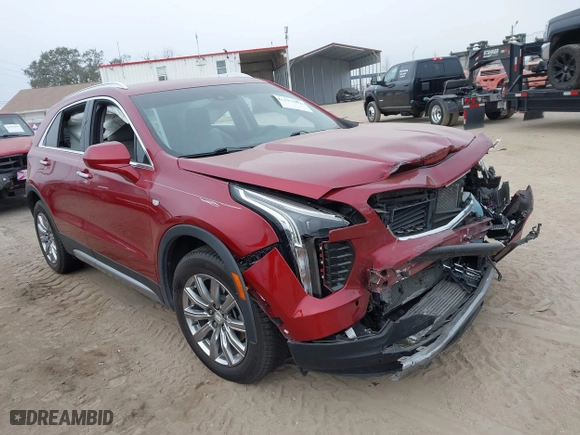 2020 Cadillac XT4 FWD Premium Luxury with VIN 1GYFZCR44LF135520, listed as a IAAI auction lot 41197302 with 78,324 mi miles. Bid and sale history available at carsss.com. Image 1.