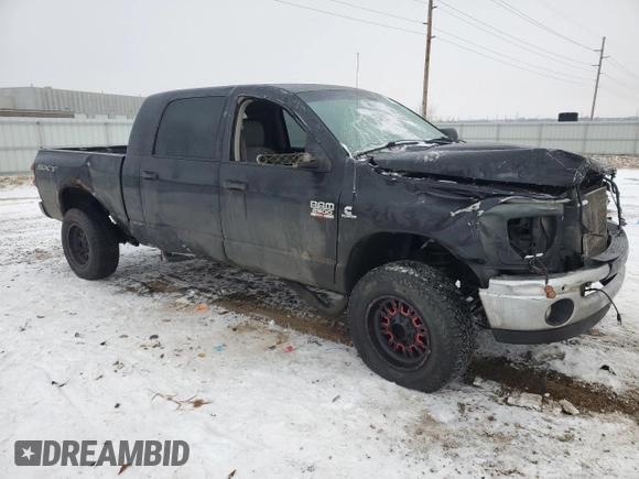 2008 Dodge Ram 2500 Laramie with VIN 3D7KS29A38G239792, listed as a Copart auction lot 85916724 with 279,716 mi miles and Salvage Title. Bid and sale history available at carsss.com. Image 4.