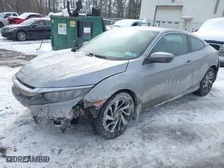 2018 Honda Civic Coupe LX with VIN 2HGFC4B50JH309144, listed as a IAAI auction lot 41531018 with 89,792 mi miles. Bid and sale history available at carsss.com. Image 17.
