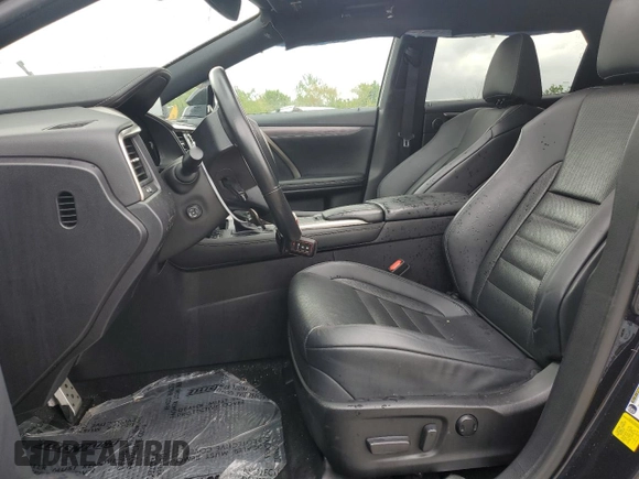 2021 Lexus RX 350 F Sport with VIN 2T2SZMDA1MC296579, listed as a Copart auction lot 57961715 with 40,336 mi miles and Salvage title. Bid and sale history available at DreamBid. Image 7.