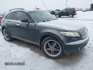 2003 Infiniti FX o Options with VIN JNRAS08U03X000985, listed as a IAAI auction lot 41093126 with 182,228 mi miles and . Bid and sale history available at DreamBid. Image 1.