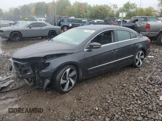 2010 Volkswagen CC Luxury with VIN WVWHP7AN8AE551637, listed as a Copart auction lot 72438004 with 169,650 mi miles and Salvage Title. Bid and sale history available at carsss.com. Image 1.