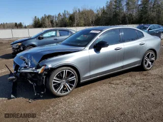 2019 Volvo S60 R-Design with VIN 7JRA22TM6KG017468, listed as a Copart auction lot 50150585 with 0 mi miles and Salvage Title. Bid and sale history available at carsss.com. Image 1.