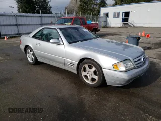 1999 Mercedes-Benz SL with VIN WDBFA76F4XF182318, listed as a Copart auction lot 45552705 with 135,447 mi miles and Clean title. Bid and sale history available at DreamBid. Image 4.