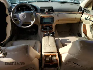2006 Mercedes-Benz S 500 with VIN WDBNG84JX6A476485, listed as a Copart auction lot 77179734 with 229,079 mi miles and Clean title. Bid and sale history available at DreamBid. Image 8.