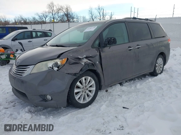2011 Toyota Sienna XLE AAS with VIN 5TDYK3DC5BS138281, listed as a IAAI auction lot 41381494 with 194,635 mi miles and . Bid and sale history available at DreamBid. Image 17.