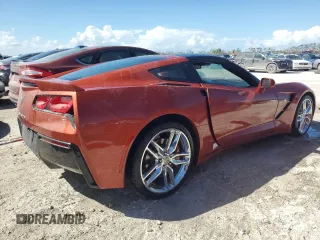 2016 Chevrolet Corvette 2LT with VIN 1G1YD2D78G5102243, listed as a Copart auction lot 76972324 with 0 mi miles and Non Repairable. Bid and sale history available at carsss.com. Image 3.