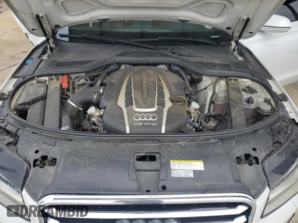 2013 Audi A8 4.0L with VIN WAUA2AFD9DN026942, listed as a Copart auction lot 60319565 with 122,341 mi miles and Salvage title. Bid and sale history available at DreamBid. Image 11.