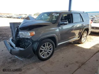2011 Toyota 4Runner SR5 with VIN JTEZU5JR6B5023886, listed as a Copart auction lot 47683185 with 124,789 mi miles and Salvage Title. Bid and sale history available at carsss.com. Image 1.