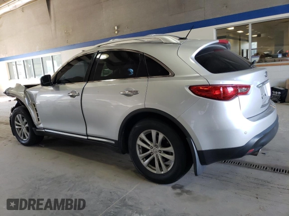 2011 Infiniti FX35 with VIN JN8AS1MW7BM141778, listed as a Copart auction lot 75684744 with 198,444 mi miles and Salvage Title. Bid and sale history available at carsss.com. Image 2.