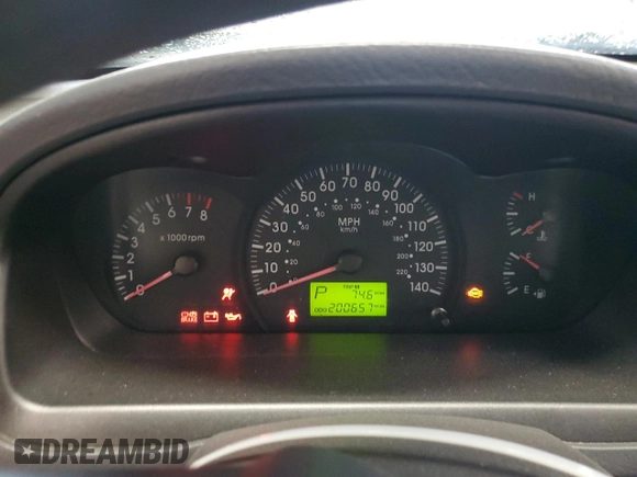 2006 Kia Spectra EX with VIN KNAFE121565357402, listed as a Copart auction lot 72889614 with 200,657 mi miles and Salvage Title. Bid and sale history available at carsss.com. Image 9.