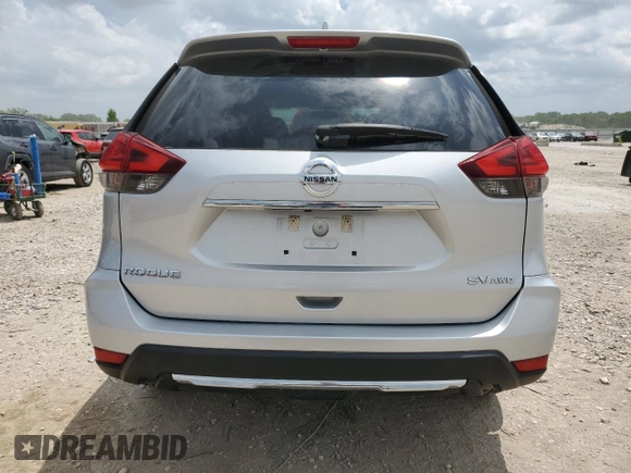 2017 Nissan Rogue SV with VIN 5N1AT2MVXHC876609, listed as a Copart auction lot 62271525 with 42,707 mi miles and Salvage title. Bid and sale history available at DreamBid. Image 6.