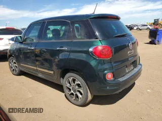 2014 FIAT 500L Lounge with VIN ZFBCFACH8EZ021946, listed as a Copart auction lot 68133844 with 104,017 mi miles and Salvage Title. Bid and sale history available at carsss.com. Image 2.