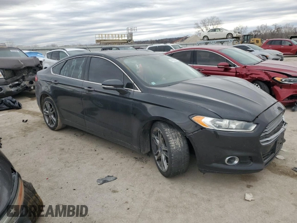 2014 Ford Fusion Titanium with VIN 3FA6P0K95ER227814, listed as a Copart auction lot 44222535 with Not Provided miles and Salvage Title. Bid and sale history available at DreamBid. Image 4.