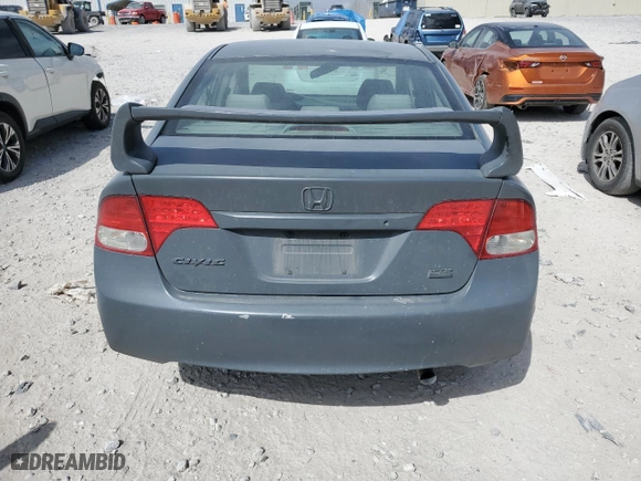 2010 Honda Civic Sdn DX-VP with VIN 2HGFA1F33AH526121, listed as a Copart auction lot 47438955 with 267,712 mi miles and Salvage Title. Bid and sale history available at carsss.com. Image 6.