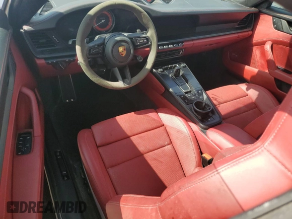 2023 Porsche 911 Carrera S with VIN WP0CB2A97PS247692, listed as a Copart auction lot 76975914 with 0 mi miles and Non Repairable. Bid and sale history available at carsss.com. Image 8.