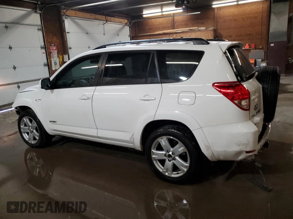 2006 Toyota RAV4 Sport with VIN JTMBK32V765009643, listed as a Copart auction lot 47358905 with 123,255 mi miles and Salvage Title. Bid and sale history available at carsss.com. Image 2.