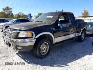 2000 Ford F-150 XL with VIN 1FTRX08L8YKA80701, listed as a Copart auction lot 75543514 with Not provided miles and Salvage title. Bid and sale history available at DreamBid. Image 1.