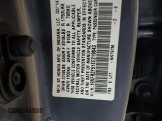 2014 Honda Civic LX z VIN 19XFB2F51EE219843, wystawiony jako Copart lot #83315574 z przebiegiem 162 139 mil mil oraz Czysty tytuł • Clean title. Historia ofert i sprzedaży dostępna na DreamBid. Obrazek 12.