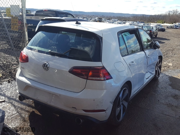 2018 Volkswagen Golf GTI S with VIN 3VW447AU3JM286552, listed as a Copart auction lot 57025940 with 12,191 mi miles. Bid and sale history available at carsss.com. Image 4.