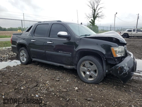 2008 Chevrolet Avalanche LTZ with VIN 3GNFK12328G105235, listed as a Copart auction lot 56678465 with 160,447 mi miles and Salvage title. Bid and sale history available at DreamBid. Image 4.
