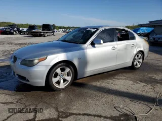 2005 BMW 5 Series 525i with VIN WBANA53555B860623, listed as a Copart auction lot 52093735 with Not provided miles and Non repairable. Bid and sale history available at DreamBid. Image 1.