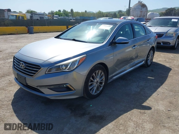 2015 Hyundai Sonata Limited with VIN 5NPE34AF1FH100238, listed as a IAAI auction lot 42001490 with 96,382 mi miles and . Bid and sale history available at carsss.com. Image 17.