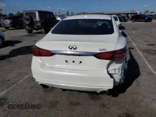 2018 Infiniti Q50 Luxe z VIN JN1EV7AP5JM352628, wystawiony jako Copart lot #51612595 z przebiegiem 93 801 mil mil oraz Szkoda całkowita • Salvage title. Historia ofert i sprzedaży dostępna na DreamBid. Obrazek 6.