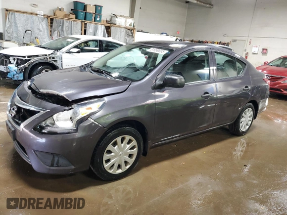 2015 Nissan Versa SV with VIN 3N1CN7AP1FL939496, listed as a Copart auction lot 51999695 with 166,522 mi miles and Salvage Title. Bid and sale history available at carsss.com. Image 1.