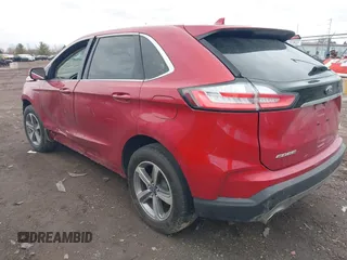 2020 Ford Edge SEL with VIN 2FMPK4J9XLBB00165, listed as a IAAI auction lot 41857380 with 8 mi miles. Bid and sale history available at carsss.com. Image 3.