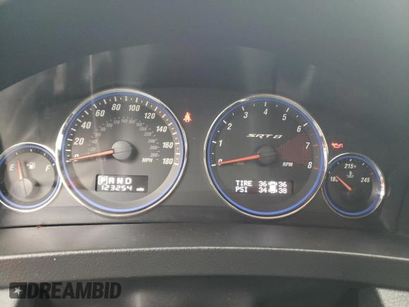 2008 Jeep Grand Cherokee SRT-8 with VIN 1J8HR78358C100954, listed as a Copart auction lot 79218914 with 123,254 mi miles and Clean Title. Bid and sale history available at carsss.com. Image 9.