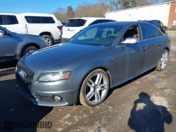 2012 Audi S4 Prestige with VIN WAUKGAFL3CA024851, listed as a IAAI auction lot 41679470 with 127,006 mi miles. Bid and sale history available at carsss.com. Image 2.
