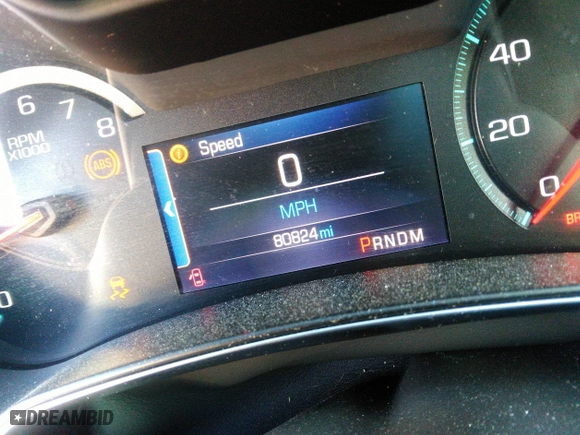 2014 Chevrolet Impala LTZ with VIN 1G1155S38EU116226, listed as a IAAI auction lot 41648924 with 80,824 mi miles. Bid and sale history available at carsss.com. Image 7.
