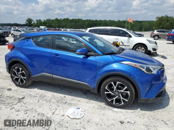 2018 Toyota C-HR XLE with VIN NMTKHMBX8JR053061, listed as a Copart auction lot 55283675 with 83,133 mi miles and Clean title. Bid and sale history available at DreamBid. Image 4.