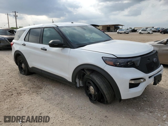2023 Ford Police Interceptor Utility z VIN 1FM5K8AB7PGA85592, wystawiony jako Copart lot #53760485 z przebiegiem Nie podano mil oraz Szkody całkowita. Historia ofert i sprzedaży dostępna na DreamBid. Obrazek 4.