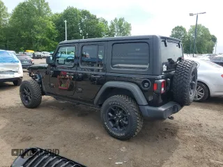 2022 Jeep Wrangler Unlimited Willys with VIN 1C4HJXDN4NW130060, listed as a Copart auction lot 58539485 with 39,930 mi miles and Salvage title. Bid and sale history available at DreamBid. Image 2.