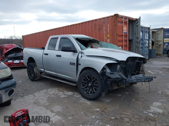 2018 Ram 1500 Tradesman with VIN 1C6RR7FT8JS293215, listed as a IAAI auction lot 41577266 with 123,056 mi miles and . Bid and sale history available at DreamBid. Image 13.