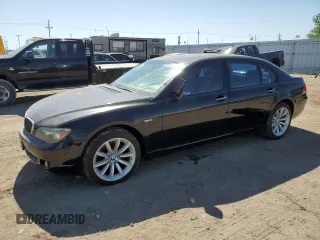 2007 BMW 7 Series 750Li with VIN WBAHN83547DT72175, listed as a Copart auction lot 56912175 with 85,965 mi miles and Clean title. Bid and sale history available at DreamBid. Image 1.