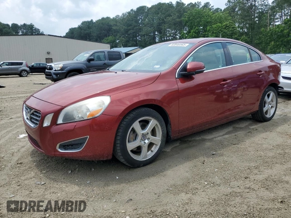 2013 Volvo S60 T5 Premier with VIN YV1612FS3D2227487, listed as a Copart auction lot 60846565 with 113,634 mi miles and Salvage title. Bid and sale history available at DreamBid. Image 1.